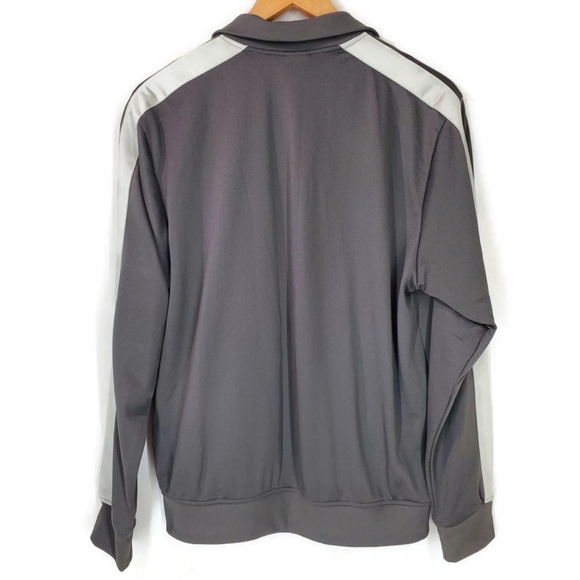 Nike Sportswear Track Jacket Mens L‎ Gray and Silver With Pockets Full Zip - Picture 2 of 15